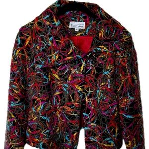 Eliott Lauren Crop one button jacket, size 6 - fabulous